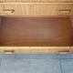 Chest of drawers with 5 wicker and bamboo drawers, 70s/80s.