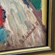 Original Swedish Oil on Panel – “Street Scene” by U. Ekshard – Signed – Dated 1971 – Vintage & Framed