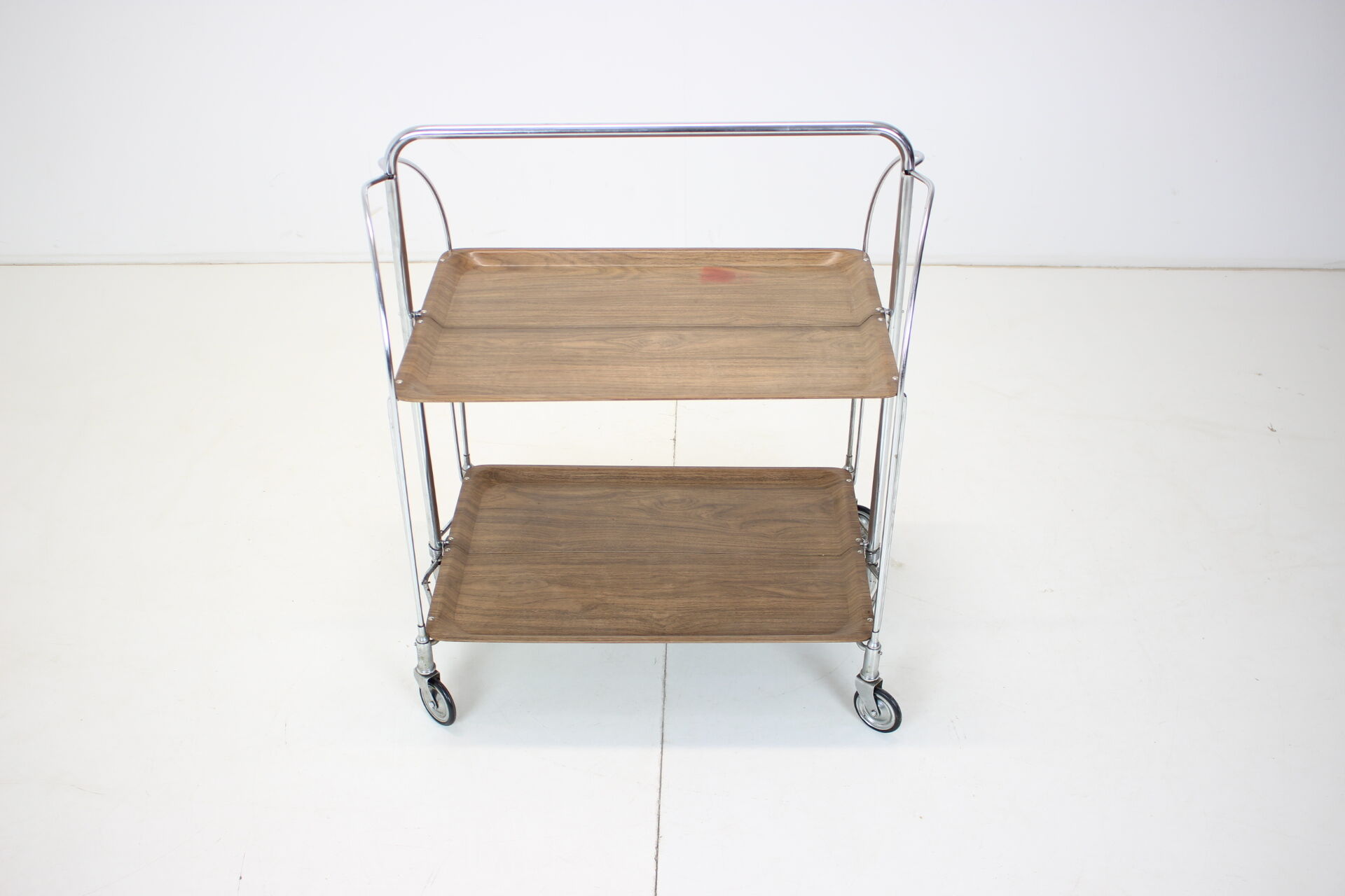 Mid-century adjustable trolley bar, 1980's.
