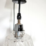 Chandelier suspension waterfall 5 globes Philips 1960-70