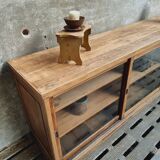 Antique display cabinet school cabinet oak sideboard 250 cm