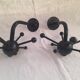 Pair of Sputnik coat racks 1990