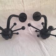 Paire de porte manteau sputnik 1990
