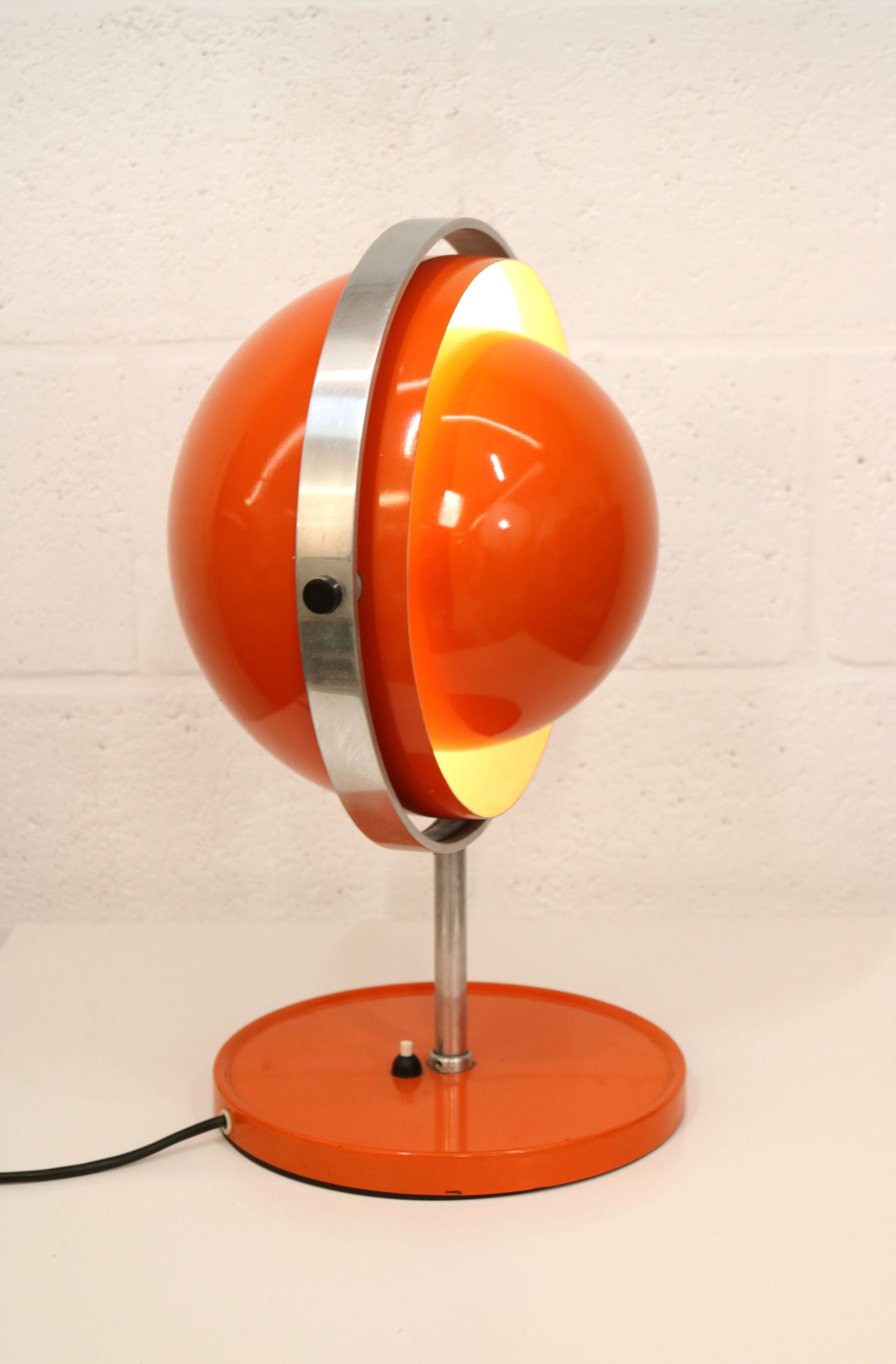 Rare vintage Moonlight space age table lamp by Buch & Jørgensen for Quality