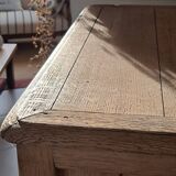 Vintage high sideboard in solid oak