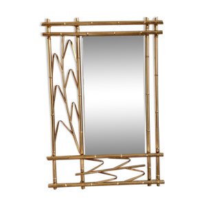 Miroir en laiton doré