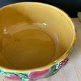 Sarreguemine slip salad bowl