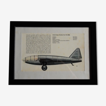 Affiche avion-fusée  1939