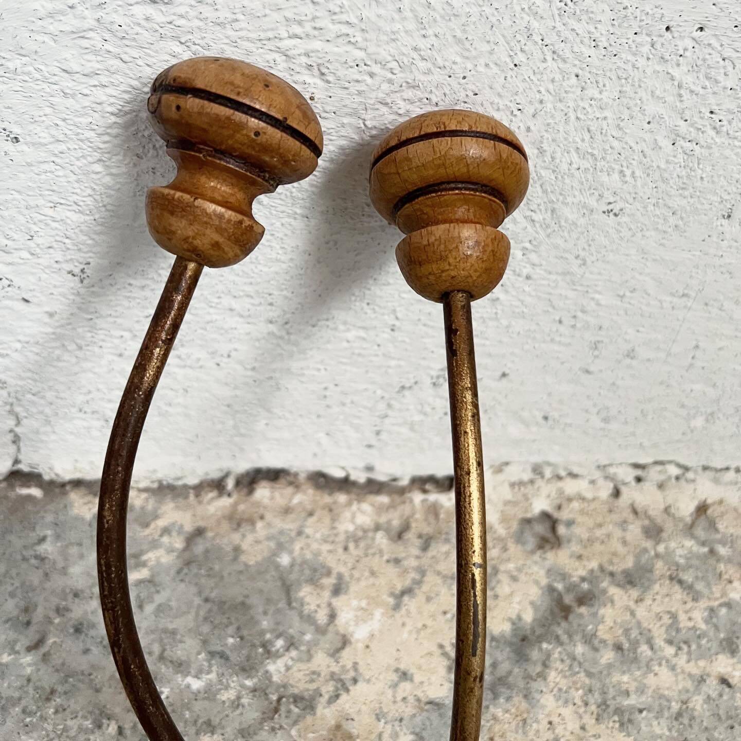 Pair of coat hooks