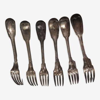 6 forks Christofle