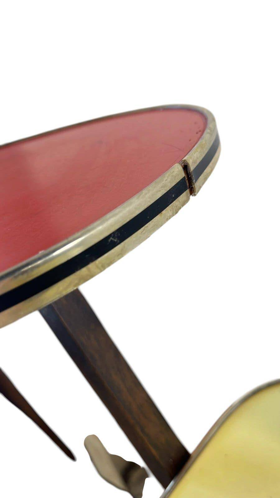 Vintage rockabilly side table/plant table in 4 colours.