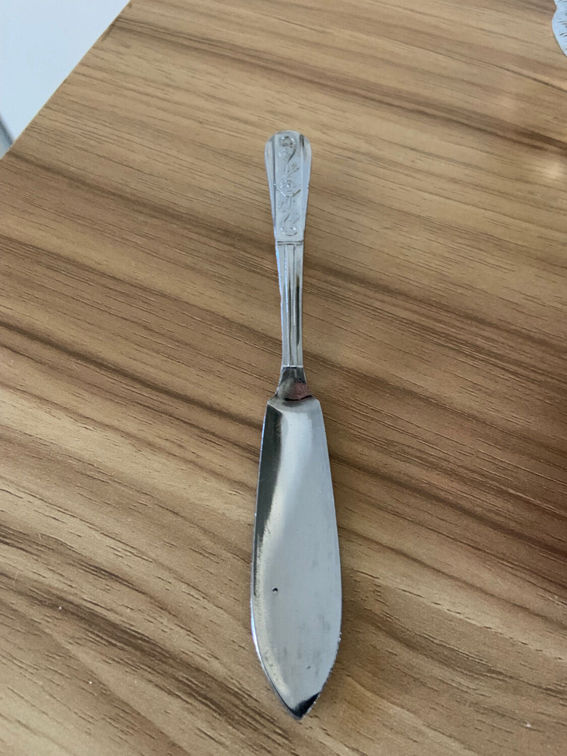 Old chrome shell butter dish