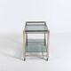 Italian modern chromed steel serving cart/side table, 1970’s