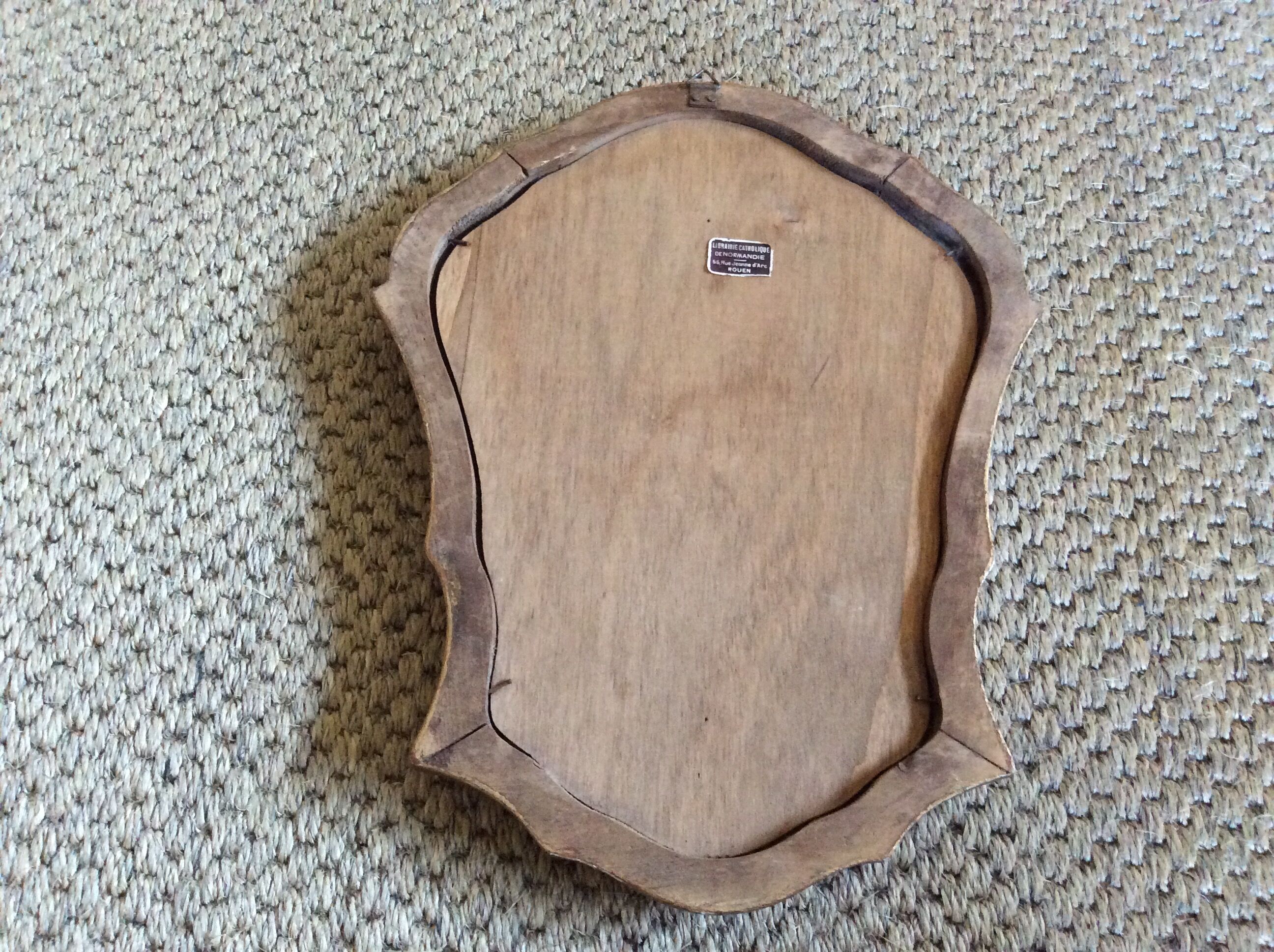 Gilded wooden mirror