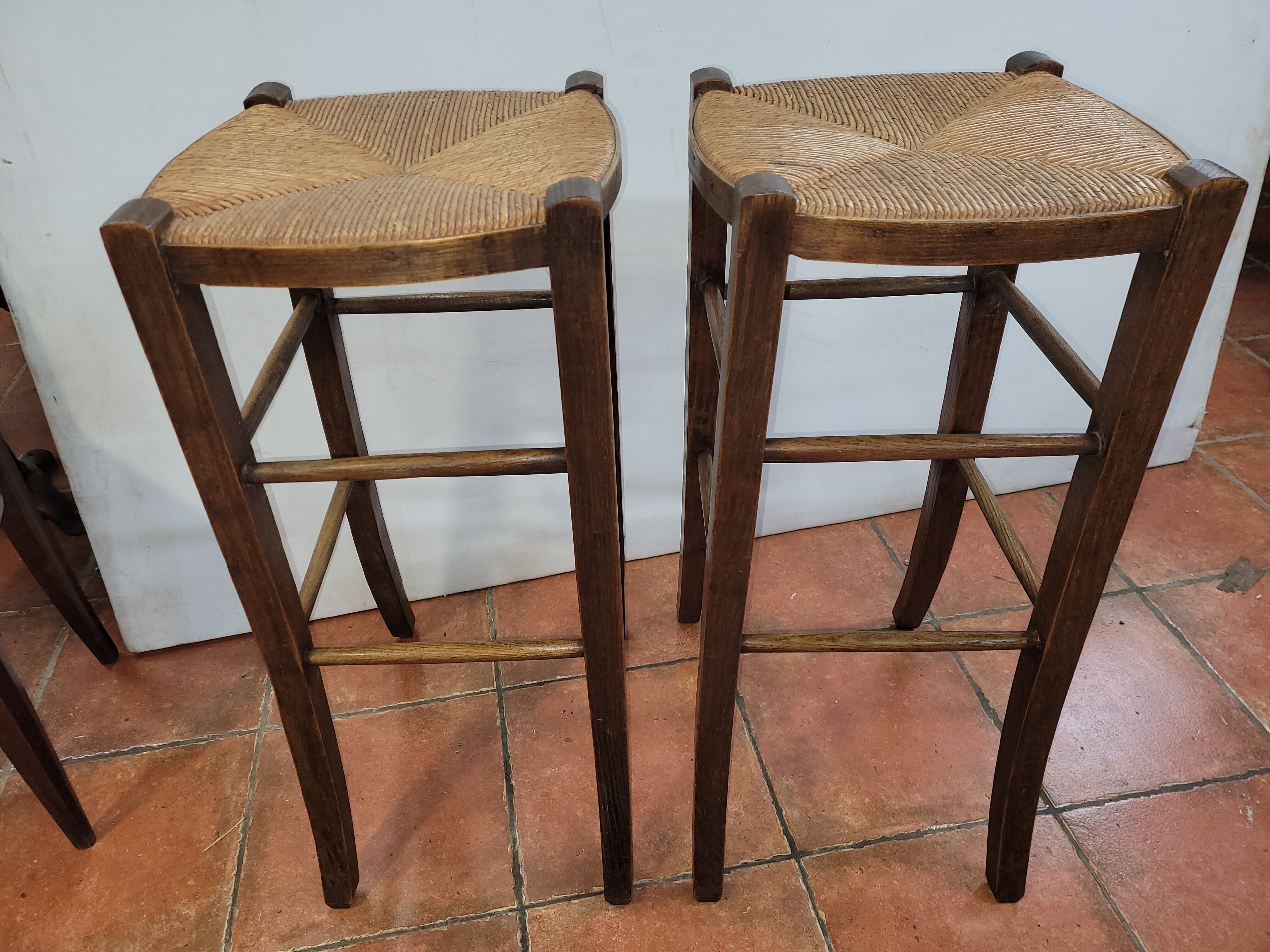 Pair of antique stools