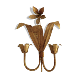 Brass flower applique