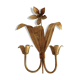 Brass flower applique