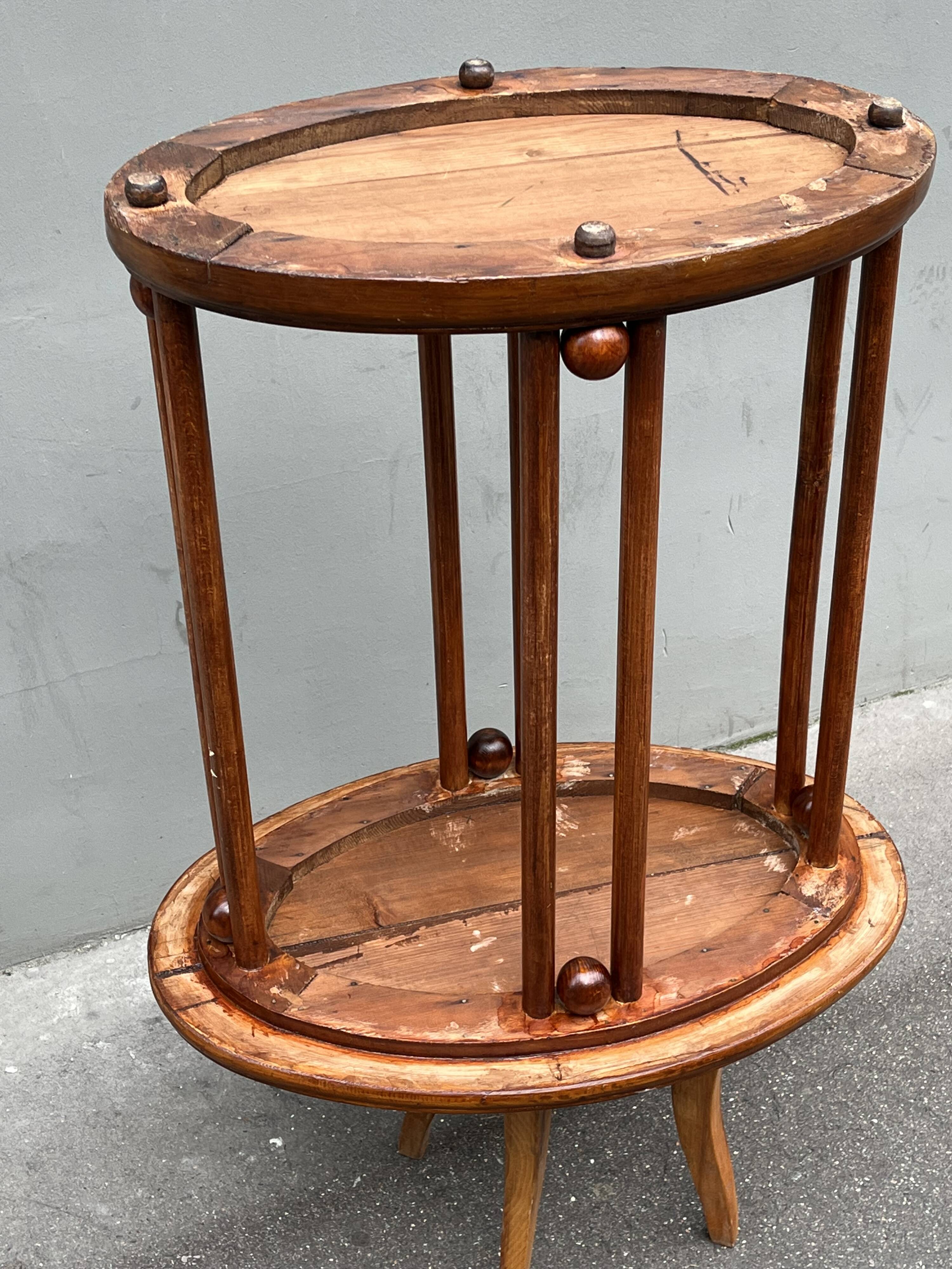 Josef Hoffmann Art Nouveau pedestal table