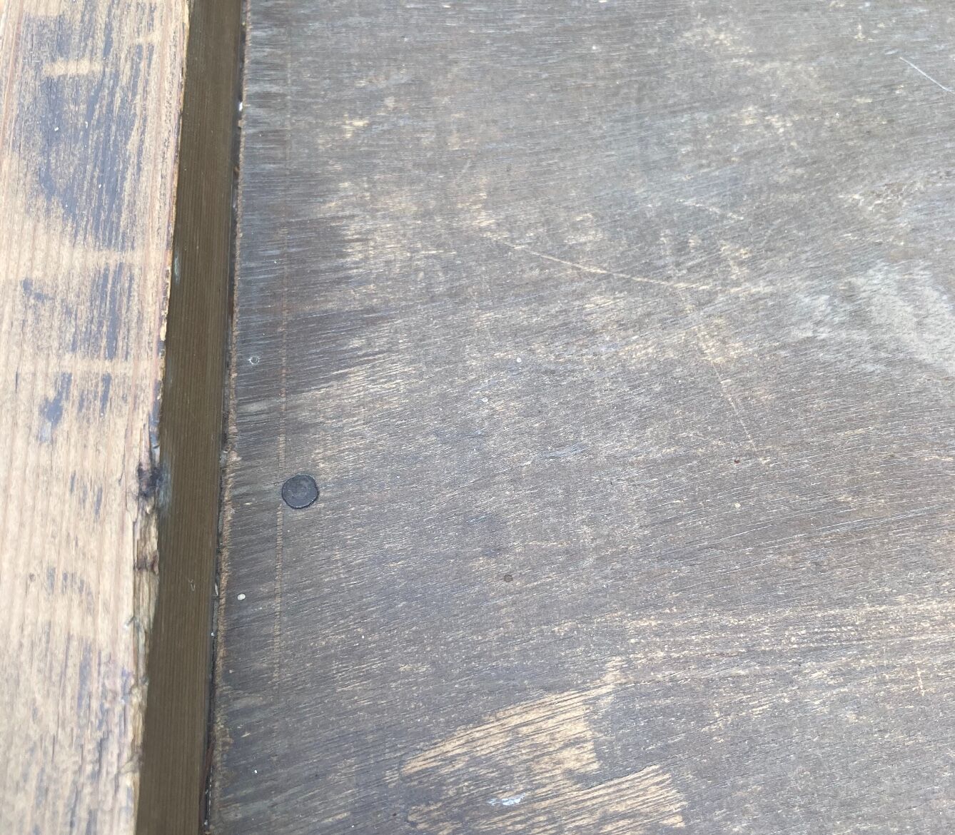 Vintage glazed Parisian wardrobe