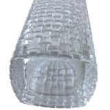 Large crystal wicker mesh vase
