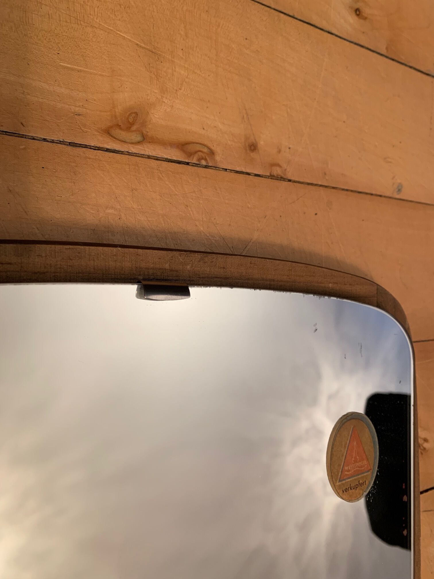 Westspiegel mirror, Germany, 1960s 33x73cm