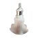 Suspension opaline tulipe verre blanchi
