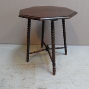 Table d’appoint Bobin en chêne vintage