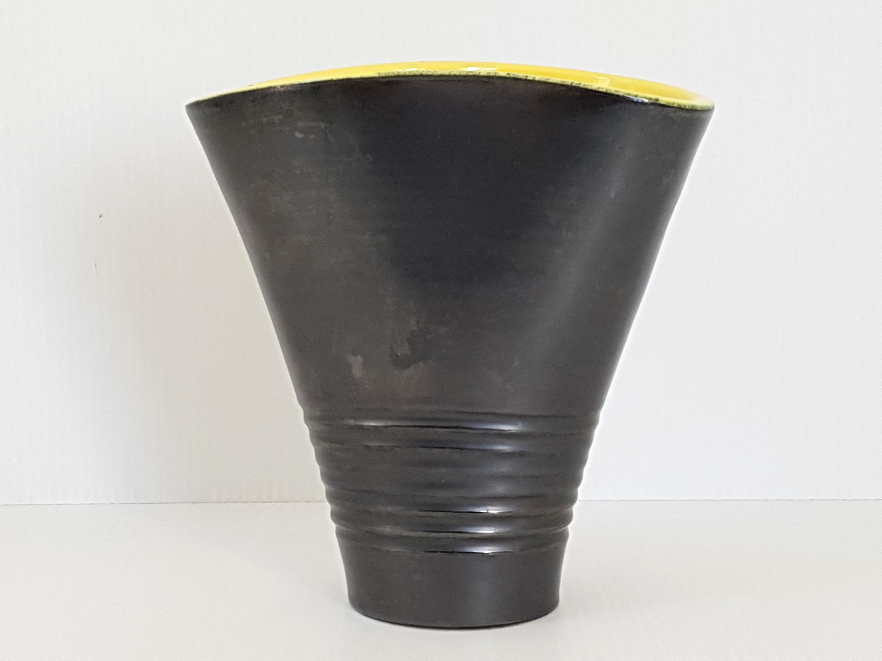 Two-tone vintage vase, 1950