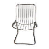 Design chair 70' in chrome metal