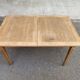 Louis XVI dining table renovated in raw wood from the 19th century