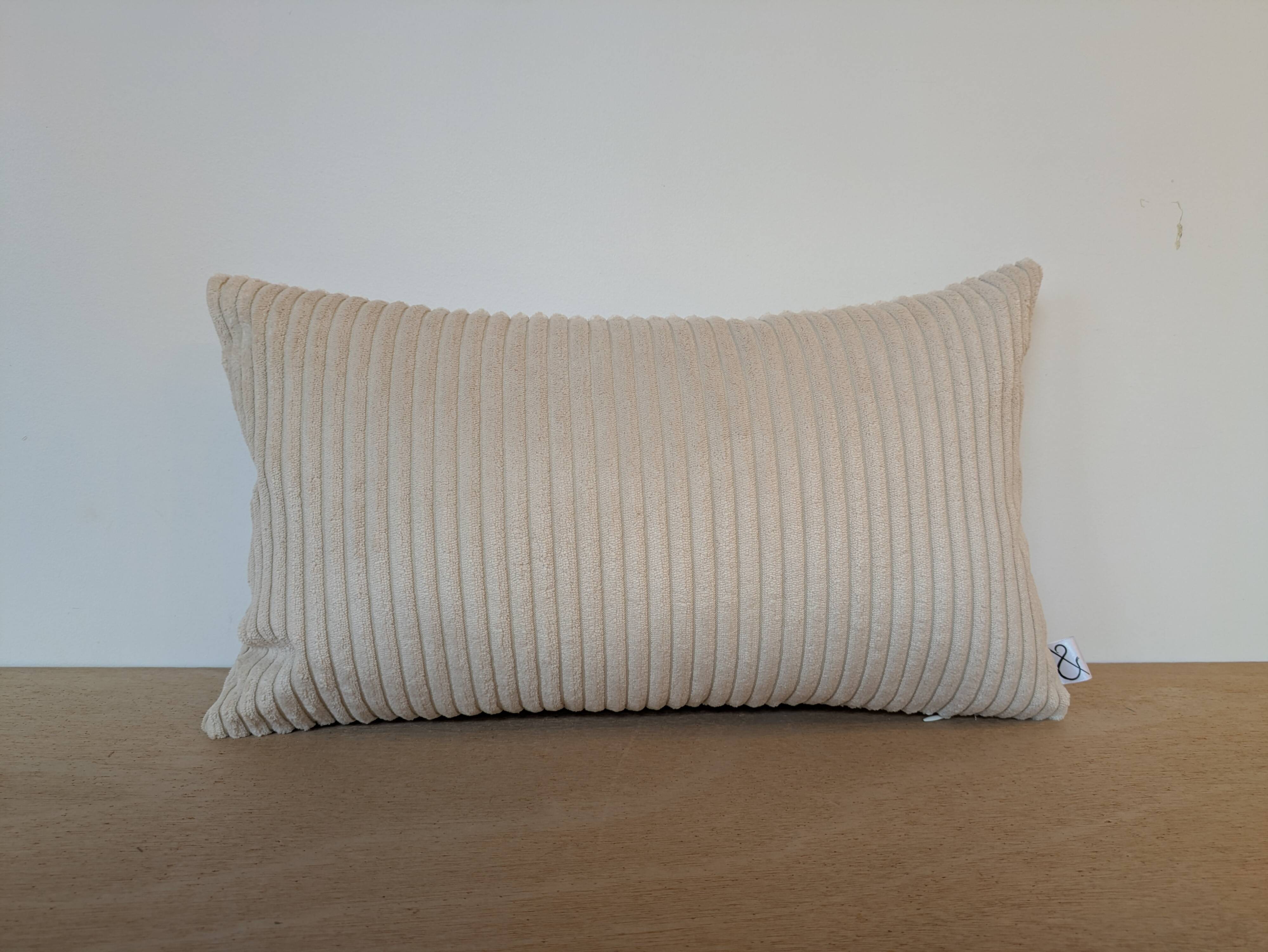 Corduroy cushion