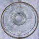 Art Deco fruit bowl with silver Minerva frame, Val Saint Lambert