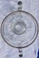 Art Deco fruit bowl with silver Minerva frame, Val Saint Lambert