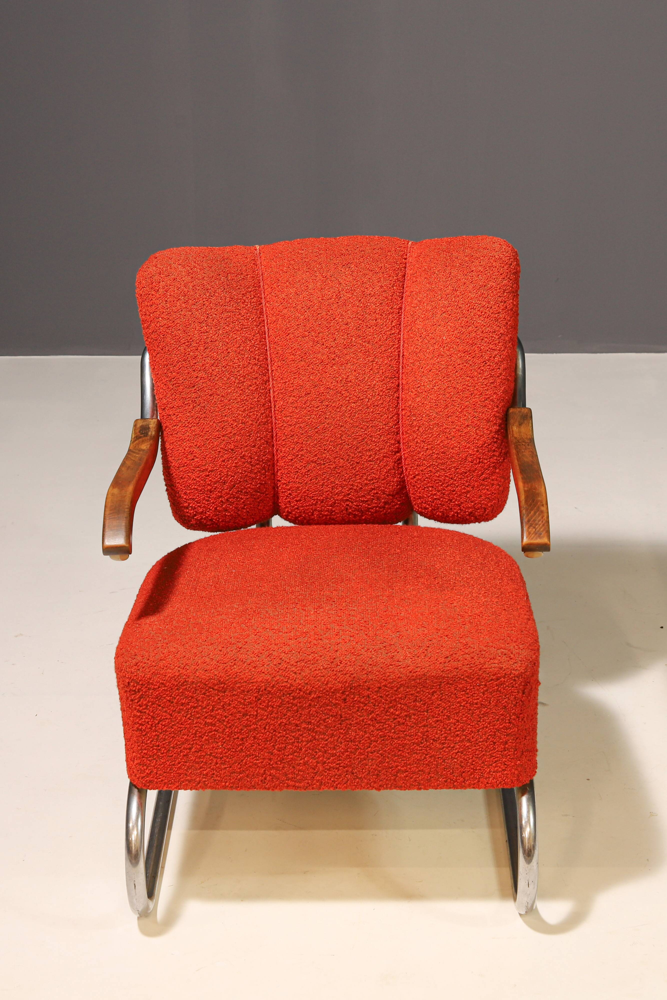 Pair of Bauhaus cantilever armchairs | Thonet, 1930s