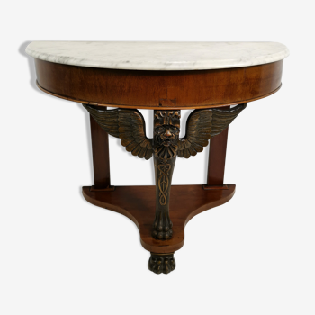 Table console Sphinx Empire demi lune