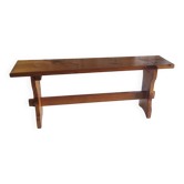 Banc en bois massif - mid. XXeme