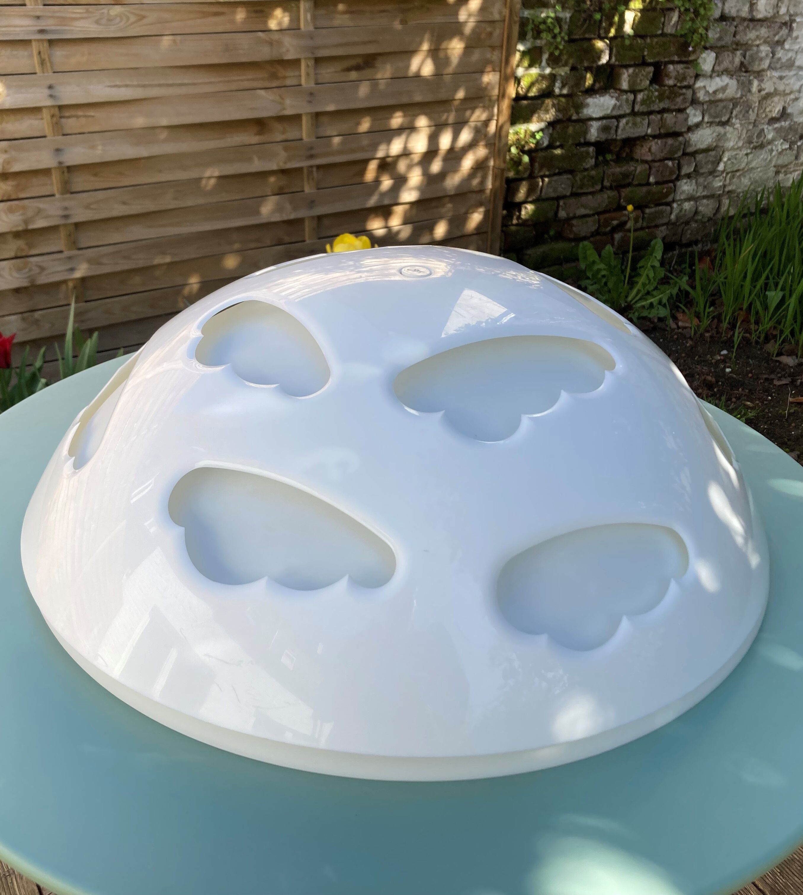 White cloud ceiling lamp Ikea Skojig