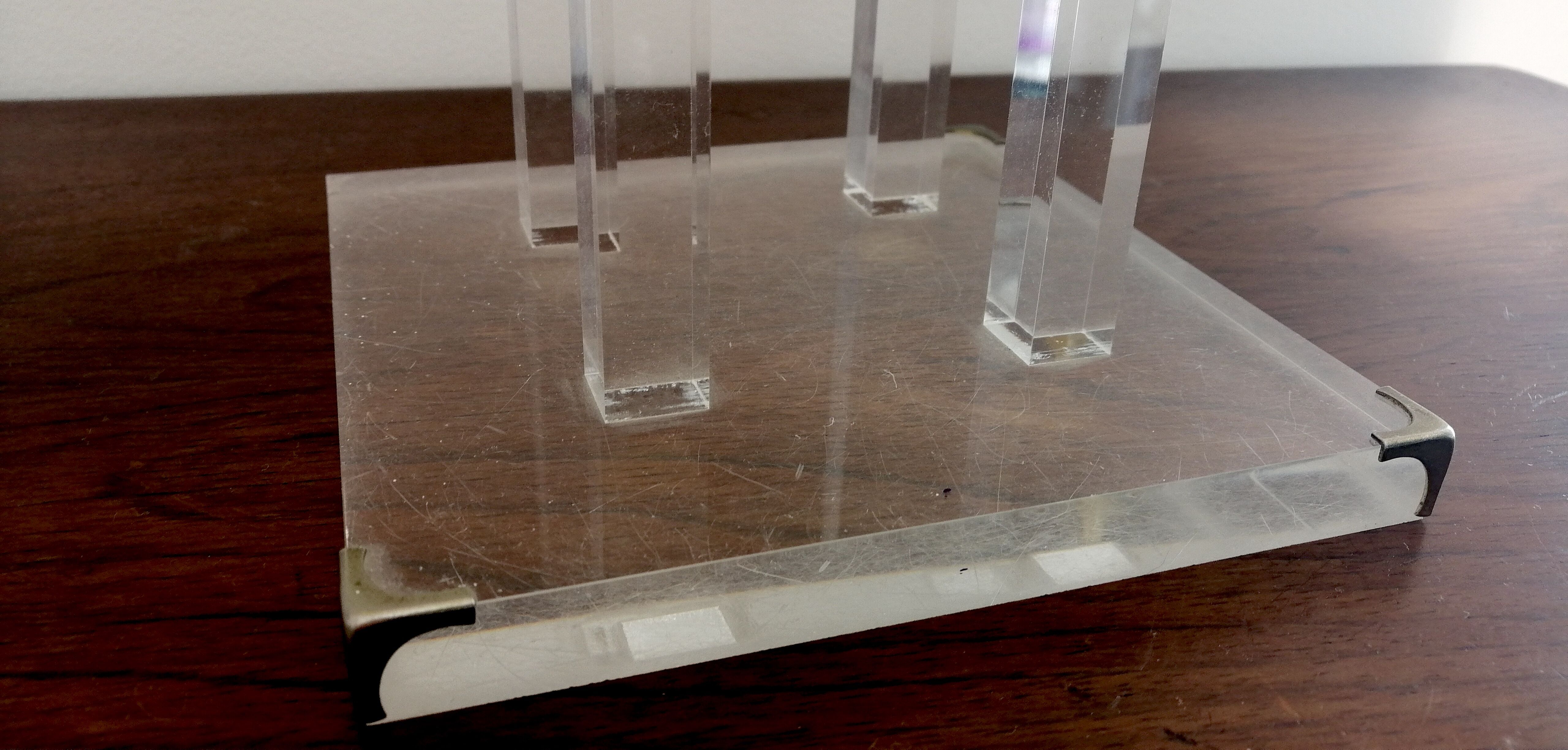 Plexiglas lamp David Lange 70/80'