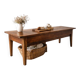 Table, old wooden kneading trough.
