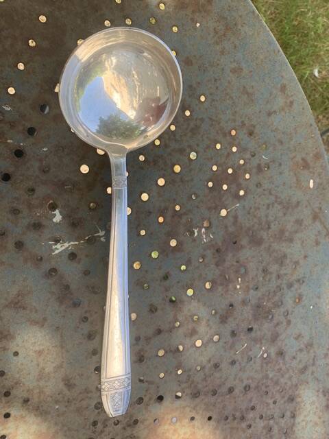 Cutlery set consisting of 49 pieces in silver metal, antique and collector's item