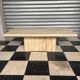 Vintage travertine coffee table