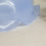 Blue glass pendant lamp, vintage