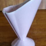 Small vintage draped pink vase