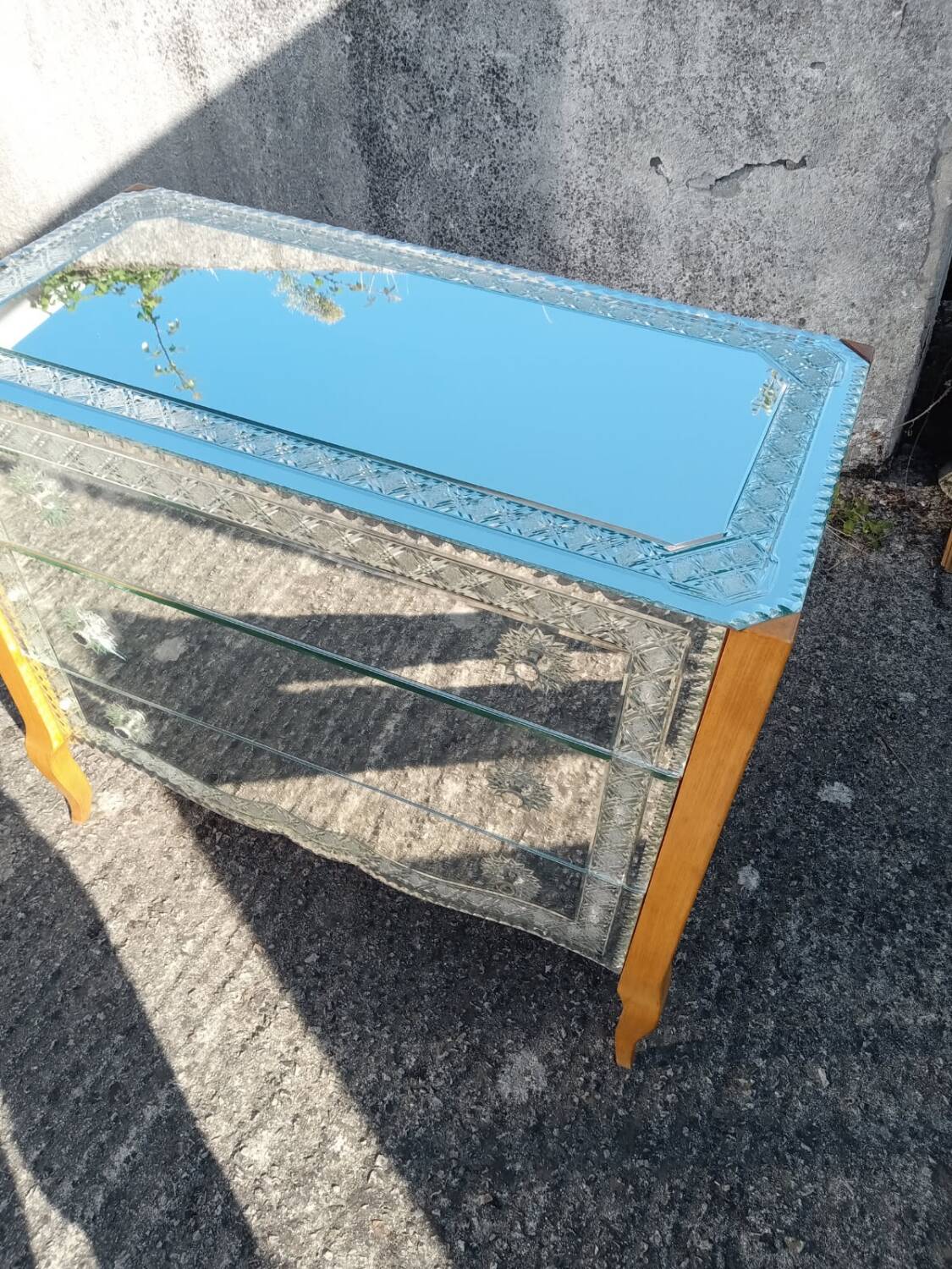 Art Deco mirrored chest of drawers