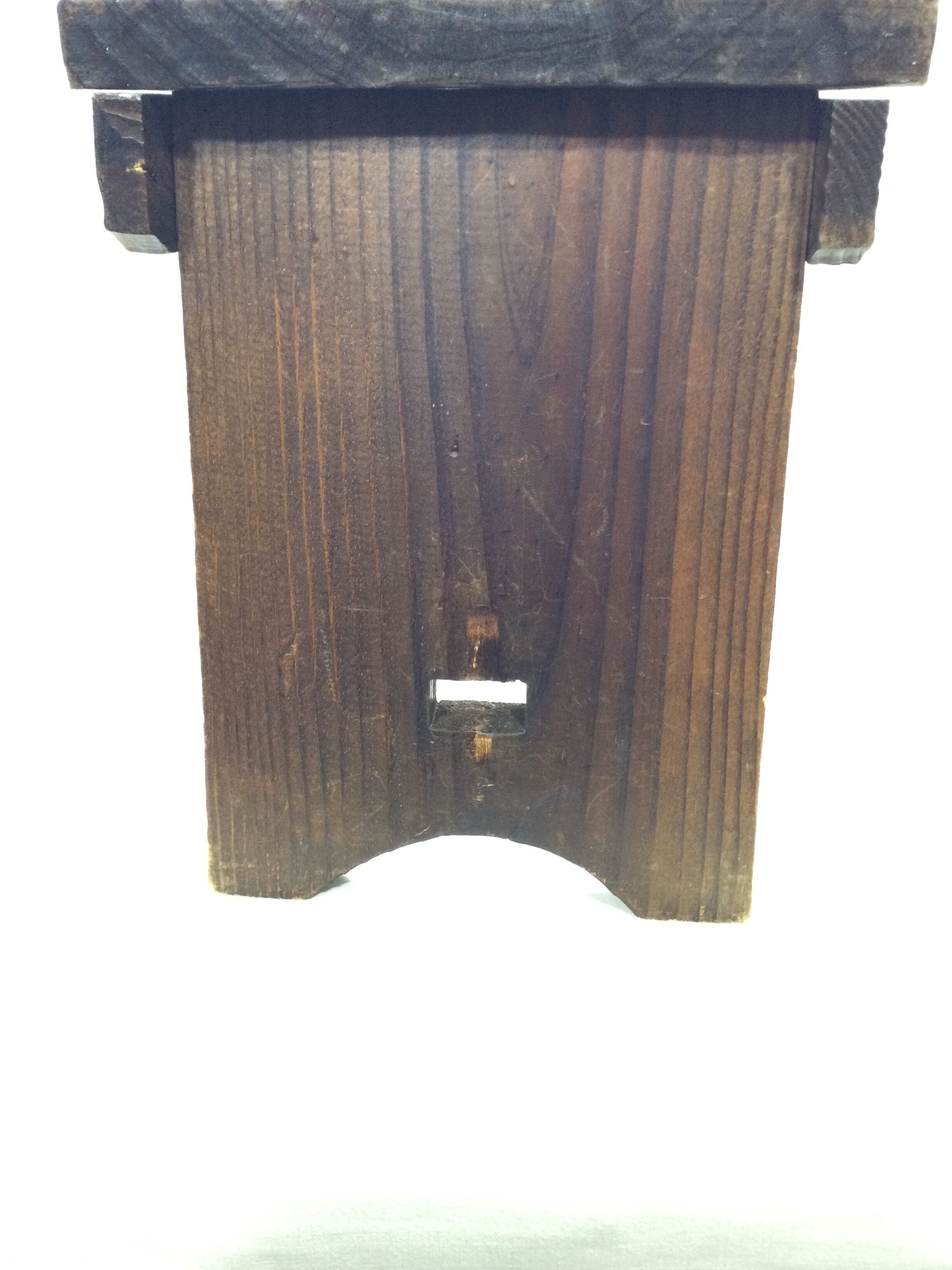 Wooden foldable stool