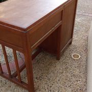 Old vintage wooden desk