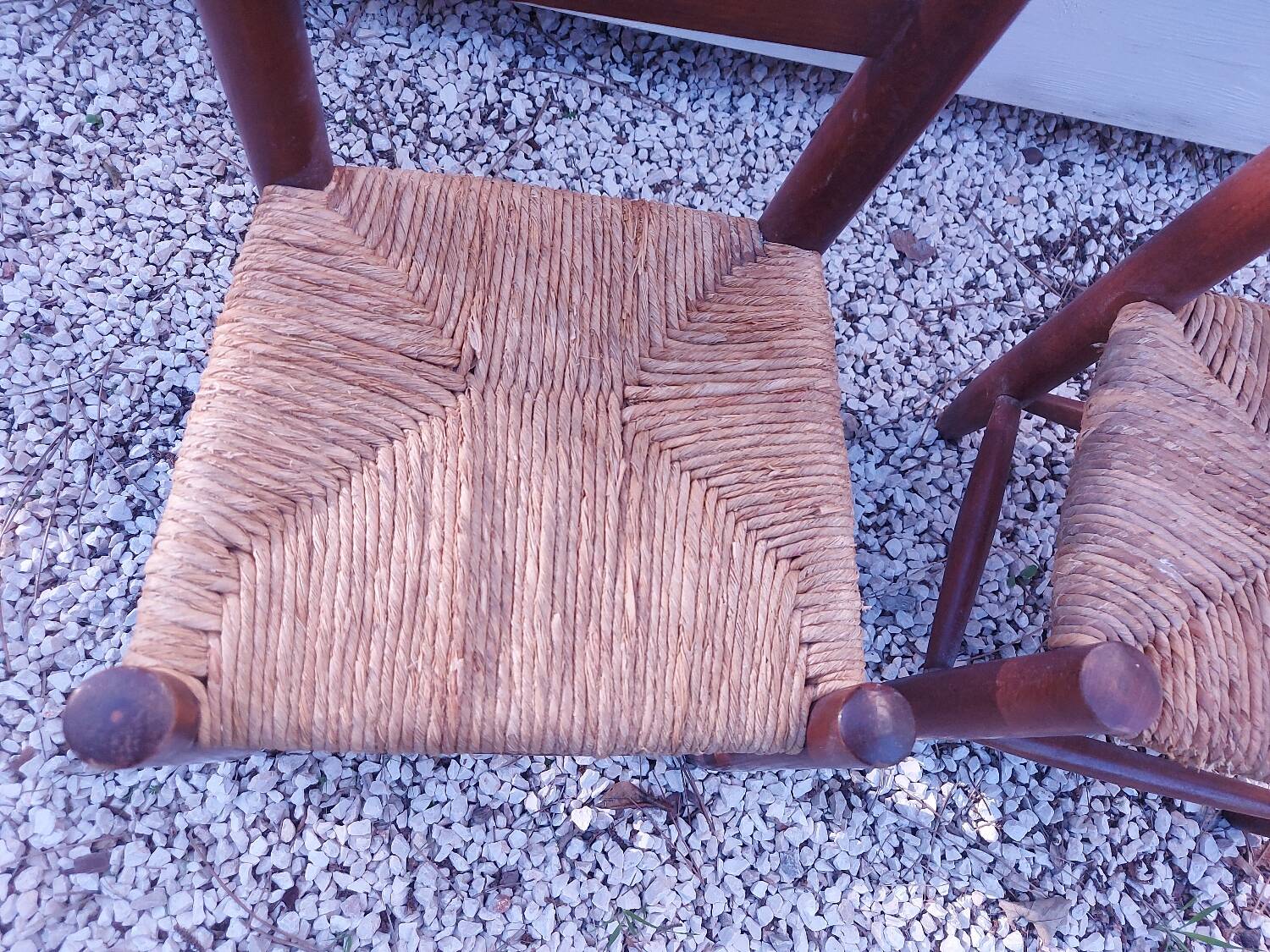 2 vintage children's chairs