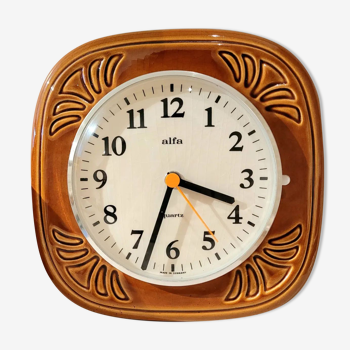 Horloge céramique vintage