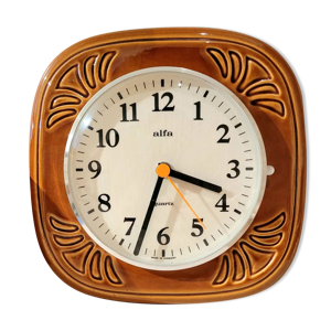 horloge céramique vintage