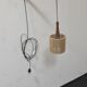 Vintage teak Swedish wall light